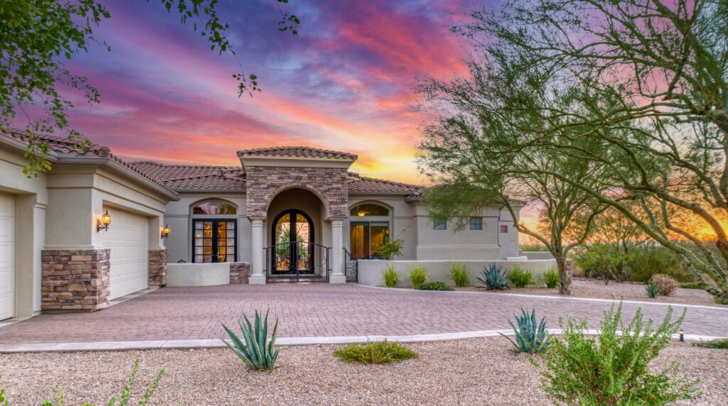 Desert-style home in Scottsdale, Arizona